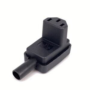 90도 각도 EC 320 C13 암 플러그 AC 10A 250V 전원 코드 케이블 커넥터