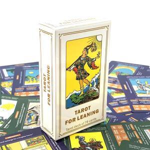초보자 명상  파티 게임 할로윈 크리스마스 선물에 적합한 78PCS 카드를 기울이는  타로