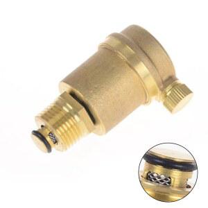 1pc 1/2 BSP 61mm 압력 공기 홈 부품 황동 밸브 자동 환기 해제 온수기 태양열