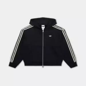 아디다스 ADIDAS 후드 집업 - 블랙 크림화이트 KC9315