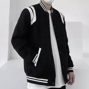 [모로엠]남성 컬러블록 바시티 데일리 야구점퍼 ON-JUA-QWFOOAI2
