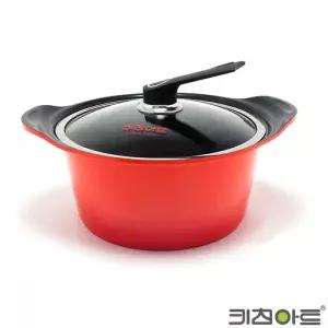 양수냄비 통주물 찌개 전기레인지 인덕션용 세라믹 튀김 뚜껑 다이캐스팅 전골 이중 냄비
