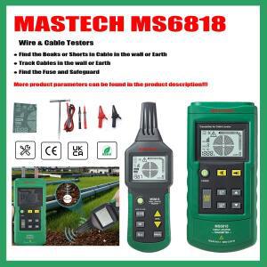 MASTECH 휴대용  와이어  케이블 테스터 추적기 금속 파이프 라인 MS6818