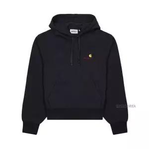 칼하트WIP FW25 여성 로고 드로스트링 후드 I033650 89XX