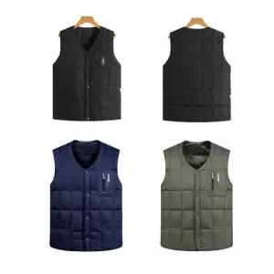 남성 오리털 덕다운 경량 방한 패딩 이너 외투 빅사이즈 XL 5XL 조끼 wear
