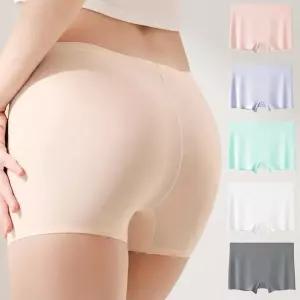여성 여자속옷 스킨 무봉제 햄라인 냉감 Y존속바지 여름속치마 심리스 드로즈 팬티