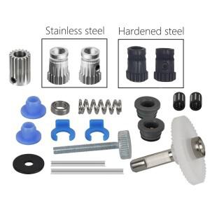 듀얼 드라이브 압출기 기어 경화 강철 업그레이드 키트 Prusa i3 Bowden Extruder 용 BMG