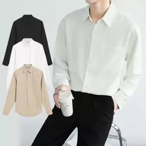 [아우트_6822]긴팔셔츠 남자 긴팔 와이셔츠 링클프리