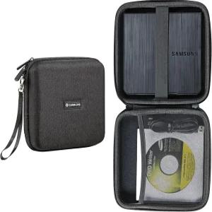 케이스링 하드 - 7.2 x7.2 x2.2 외장 USB DVD CD 블루레이 레이터/라이터 및 광학 드라이브용 휴대용