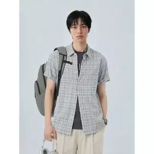 POLHAM 남성 쿨링 반팔 셔츠_PHG2WC1183