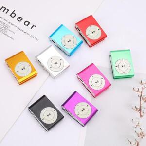 MP3 플레이어 휴대용 USB 음악 미디어 화려하고 세련된 디자인 형 워크맨 TF 카드 지원