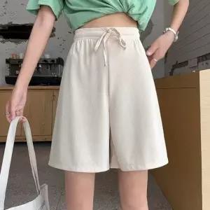 쿨반바지 5부바지 허리밴딩 여자 시원한 여름 반바지 4색
