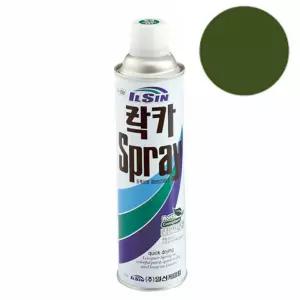 락카 스프레이 일신 국방색 420ml