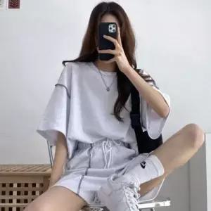 [텐바이텐]반바지 여자 트레이닝복 세트 데일리 면 반팔 여름