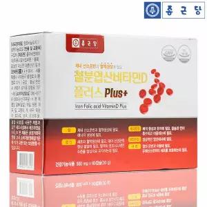 철분제 엽산 비타민D 60캡슐 임산부 헤모글로빈 산모