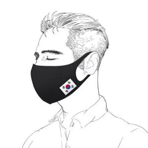 마스크 빨아쓰는 태극기 3D입체 패션 5색 안면보호