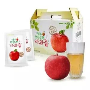 [하프클럽/기타]영주햇살듬뿍 이무 사과즙 100ml 50팩 포도즙 과일즙