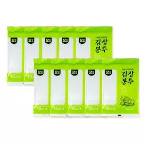 감동 김장봉투(대형2매)-10개 김장비닐 15포기용 63x95cm 김장비닐봉투