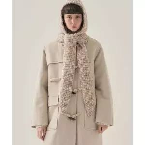 DRAWFIT WOMEN 부클 타이 머플러 바라클라바 [MIXED PINK]