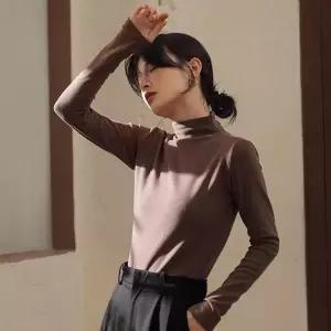 젤라브 소프트 하프넥 티숙 반목 폴라티 SD251046 반집업 터틀넥 여아 나시 여