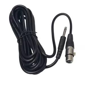 다와캐논01 마이크 연결선 5M 6.5mm 2극 AUX잭케이블 용선 사용 전선