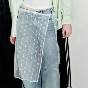스카렛 레이어드 랩 시스루 스커트 ryd94tJc