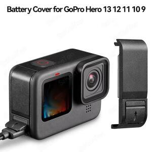 GoPro  13 9 블랙용 휴대용 플립 배터리 커버 탈착식 뚜껑 도어 타입-C 충전 포트 측면 케이스