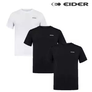 아이더 남성 3PACK 세트 쿨 기능성 반팔 라운드 티셔츠 DMM26296-W2 LE1221653614