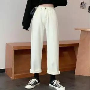 여성 일자 면바지 하이웨이스트 일자바지 9부 팬츠