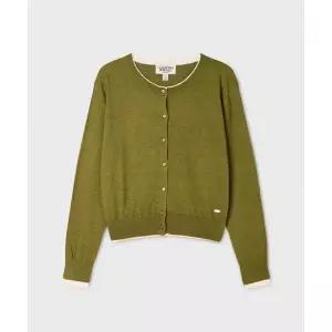 WHO.A.U Layered R-neck Cardigan / WHCKG4823F 123576