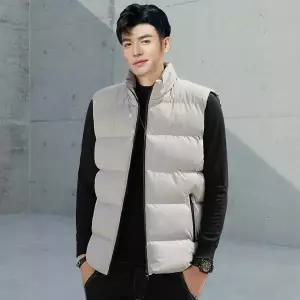 [모로엠] 남성 겨울 방한 경량 웰론 패딩 조끼 ON-VEP-QWD9A5DB