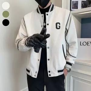 [모로엠] 남성 G레터드 야구 점퍼 자켓 ON-JUA-QWFFQF49