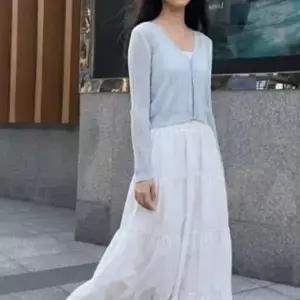 여성 비치웨어 단추 여름 데일리 가디건 아우터 겉옷