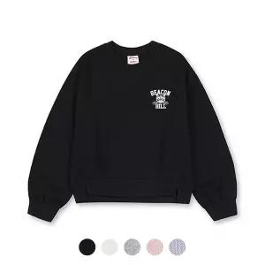 [폴햄키즈] 시그니처 여아 코숏 플리스 맨투맨_PKE4TR2210
