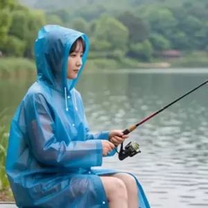 비침 적은 EVA 일회용 우비 낚시 캠핑 야구장 비옷 레인코트