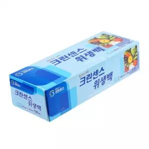 25x35cm 디디샵 위생백 680317 100매 주방 롤백 롤팩 일회용 비닐 봉투 국산