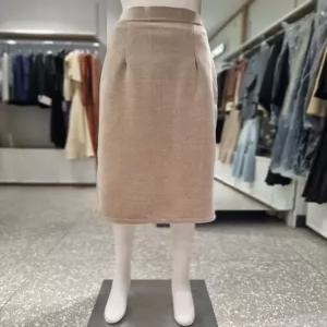 GGPX 벨벳뒷트임밴딩스판스커트 GJP9SK033