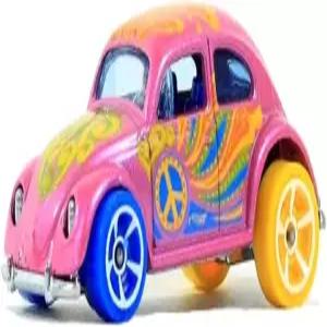 핫휠 2015 HW 시티 아트 카 보물찾기 폭스바겐 VW 비틀 버그 핑크 피스 히피