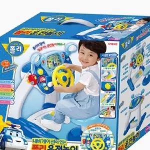(다올)로보카 폴리 운전대 어린이 자동차 장난감
