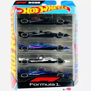 핫휠 포뮬러 원 F1 2025-5 팩 [오라클 RB 레이싱 페트로나스 알파인 M. 그램 윌리엄스] 1 64 스케일