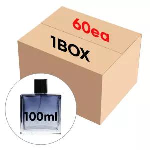 향수 공병 블루맨센트보틀 반투명 100ml 60개 1BOX 스크류타입 용기 만들기 재료 퍼퓸 스프레이 유리 DIY