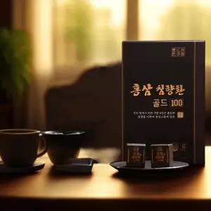 농협홍삼한삼인 홍삼진 침향환 골드 100환 2개 대용량 침향환 면역력 활력개선 부모님 효도