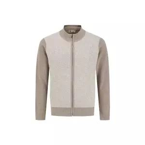 [페라로밀라노](마산점)(최초가 299000원)남성캐주얼 앞판 사선조직 풀짚업 니트 AM0FTSC351