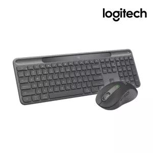 (국내정품) 로지텍 시그니처 슬림 K980 태양광충전 블루투스 키보드 + M650 M 블랙 블루투스 마우스