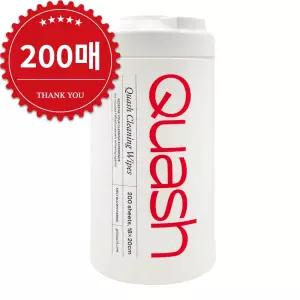 쿼시 세정티슈 올인원 청소 롤티슈 1통 200매