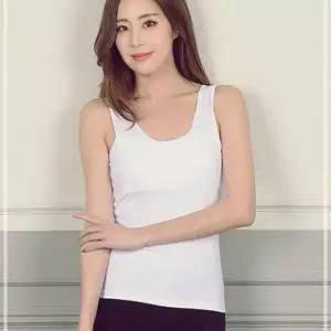 조은기본 면스판 캡내장 데일리 런닝 여성런닝 캡내장런닝 브라런닝 일체형런닝 23HWB91536