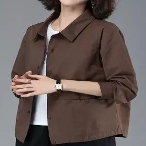 KARRA (77까지)카라넥 빅포켓 버튼 워크 재킷