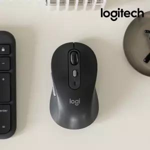 로지텍코리아 정품 M750 시그니처 플러스 저소음 블루투스 무선 마우스 로지볼트 포함 멀티디바이스 스마트