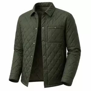 버버리 Quilted Nylon Overshirt Jacket 8100843) 퀼팅 나일론 오버셔츠 자켓)