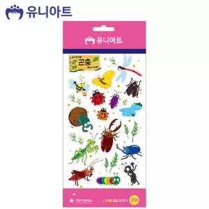 픽트스토어 1500투명스티커2매입NO.36곤충 스티커놀이